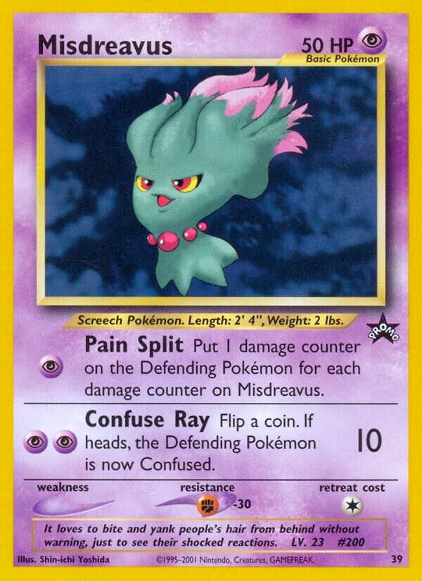 Misdreavus 39/53 Normal WoTC Promo