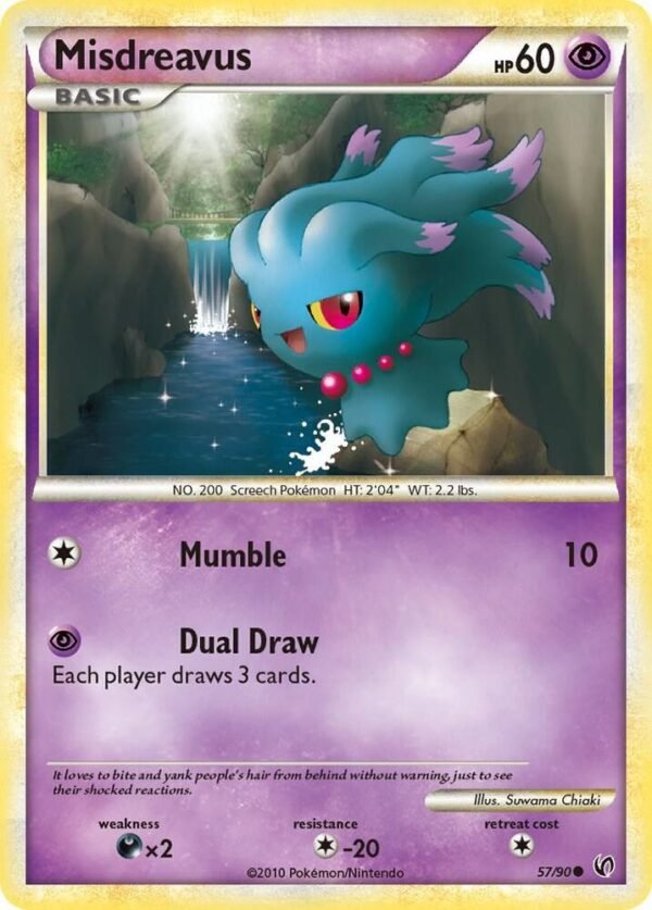 Misdreavus 57/90 Reverse Holofoil Undaunted
