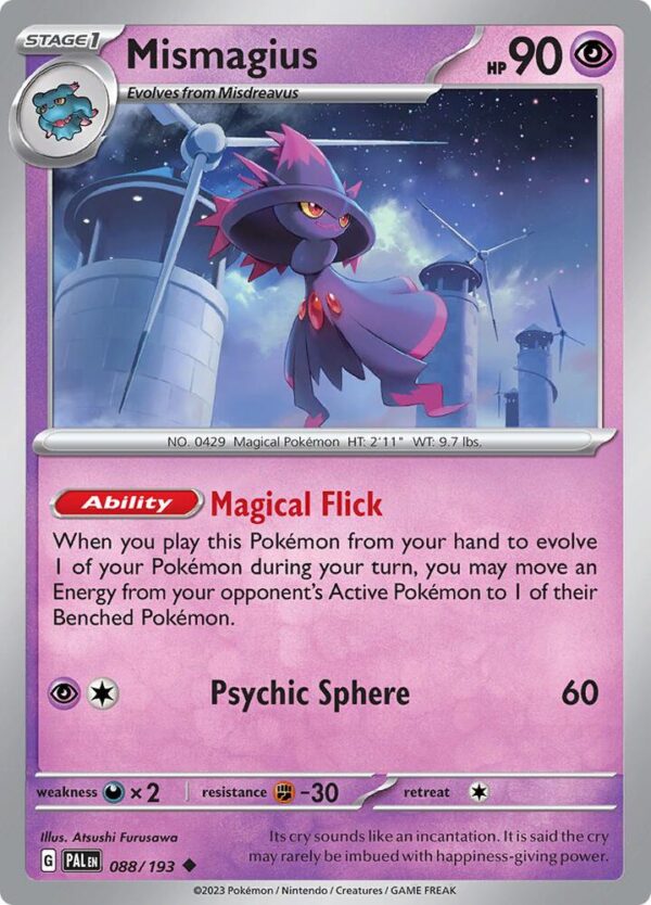 Mismagius 088/193 Normal SV02: Paldea Evolved