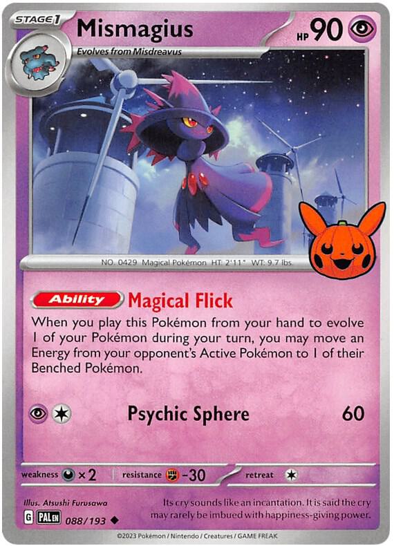 Mismagius 088/193 Normal Trick or Trade BOOster Bundle 2023 Mismagius 088/193 Normal Trick or Trade BOOster Bundle 2023