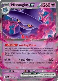 Mismagius ex | 036/094 | Holofoil | ME02: Phantasmal Flames Mismagius ex | 036/094 | Holofoil | ME02: Phantasmal Flames