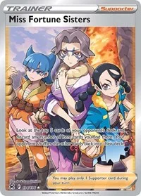Miss Fortune Sisters (Full Art) | 194/196 | Holofoil | SWSH11: Lost Origin