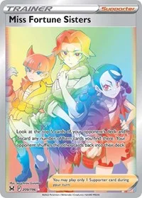 Miss Fortune Sisters (Secret) | 209/196 | Holofoil | SWSH11: Lost Origin