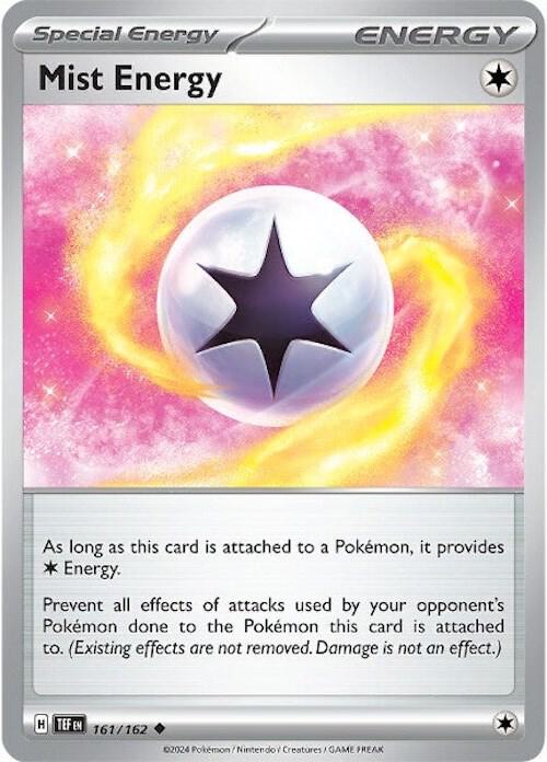 Mist Energy 161/162 Reverse Holofoil SV05: Temporal Forces