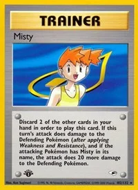 Misty (102) | 102/132 | 1st Edition | Gym Heroes Misty (102) | 102/132 | 1st Edition | Gym Heroes