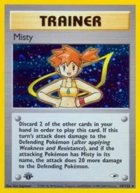 Misty (18) | 018/132 | 1st Edition Holofoil | Gym Heroes