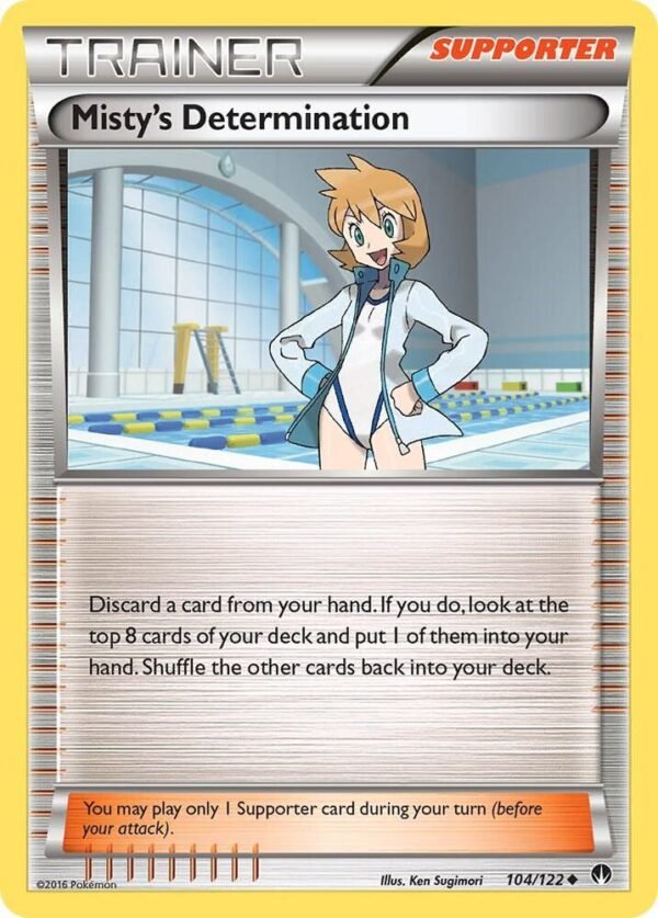 Misty’s Determination 104/122 Reverse Holofoil XY – BREAKpoint Misty’s Determination 104/122 Reverse Holofoil XY – BREAKpoint