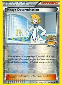 Misty's Determination | 104/122 (Regional Championships) | Reverse Holofoil | League & Championship Cards