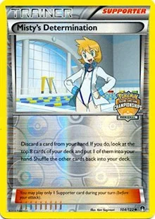 Misty's Determination | 104/122 (Regional Championships) | Reverse Holofoil | League & Championship Cards