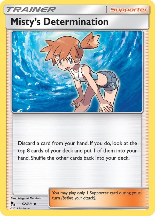 Misty’s Determination 62/68 Reverse Holofoil Hidden Fates