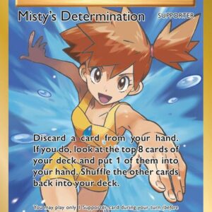 Misty’s Determination (Full Art) 108/108 Holofoil XY – Evolutions