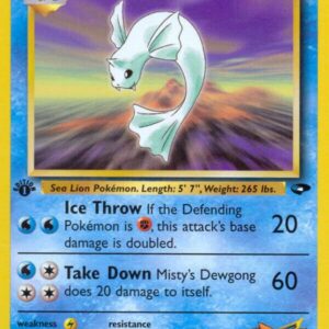 Misty’s Dewgong 054/132 Unlimited Gym Challenge Misty’s Dewgong 054/132 Unlimited Gym Challenge
