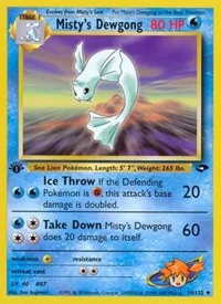 Misty's Dewgong | 054/132 | Unlimited | Gym Challenge