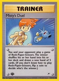 Misty's Duel | 123/132 | 1st Edition | Gym Heroes