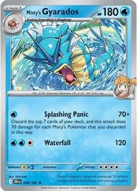 Misty's Gyarados | 049/182 (Non-holo) | Normal | Deck Exclusives Misty's Gyarados | 049/182 (Non-holo) | Normal | Deck Exclusives