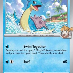 Misty’s Lapras 050/182 Reverse Holofoil SV10: Destined Rivals Misty’s Lapras 050/182 Reverse Holofoil SV10: Destined Rivals