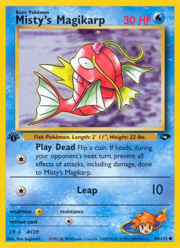 Misty’s Magikarp 088/132 1st Edition Gym Challenge