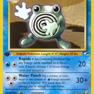 Misty’s Poliwhirl 053/132 1st Edition Gym Heroes