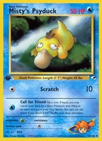 Misty's Psyduck | 054/132 | Unlimited | Gym Heroes