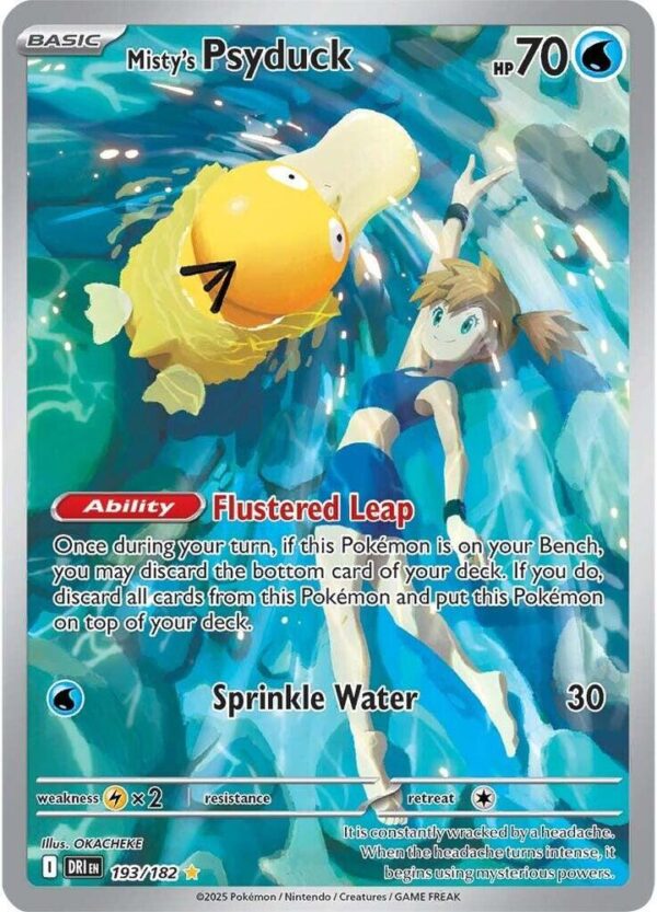 Misty’s Psyduck 193/182 Holofoil SV10: Destined Rivals