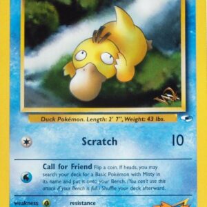 Misty’s Psyduck [W Stamped] 054/132 Normal WoTC Promo