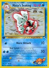Misty's Seaking | 055/132 | 1st Edition | Gym Heroes