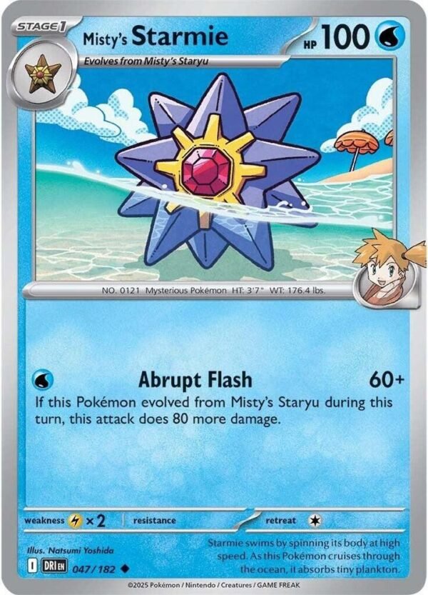 Misty’s Starmie 047/182 Normal SV10: Destined Rivals