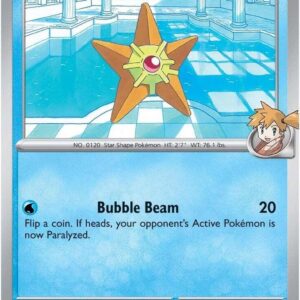 Misty’s Staryu 046/182 Reverse Holofoil SV10: Destined Rivals Misty’s Staryu 046/182 Reverse Holofoil SV10: Destined Rivals