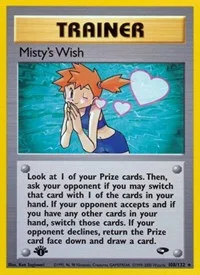 Misty's Wish | 108/132 | 1st Edition | Gym Challenge