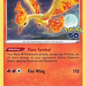 Moltres 012/078 Reverse Holofoil Pokemon GO