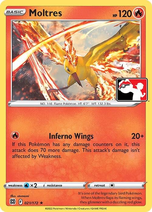 Moltres 021/172 Normal Prize Pack Series Cards