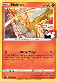 Moltres | 021/172 | Normal | Prize Pack Series Cards