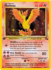 Moltres (12) | 12/62 | Unlimited Holofoil | Fossil