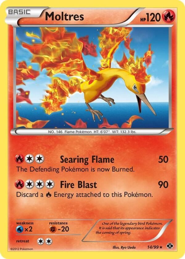 Moltres 14/99 Reverse Holofoil Next Destinies Moltres 14/99 Reverse Holofoil Next Destinies