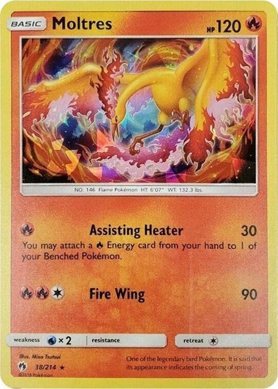 Moltres 38/214 (Cracked Ice Holo) 038/214 Holofoil Deck Exclusives Moltres 38/214 (Cracked Ice Holo) 038/214 Holofoil Deck Exclusives