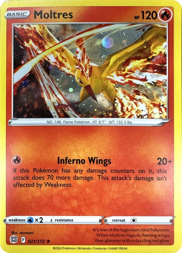 Moltres (Cosmos Holo) 021/172 Holofoil Miscellaneous Cards & Products