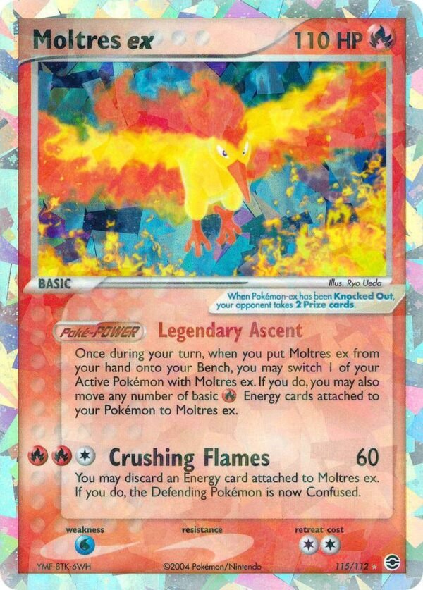 Moltres ex 115/112 Holofoil FireRed & LeafGreen