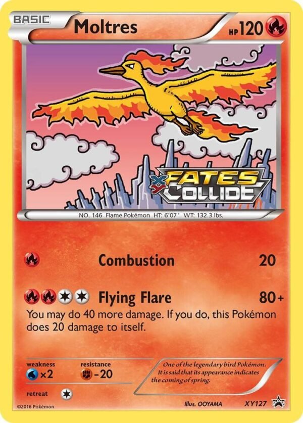 Moltres (Prerelease) XY127 Holofoil XY Promos Moltres (Prerelease) XY127 Holofoil XY Promos