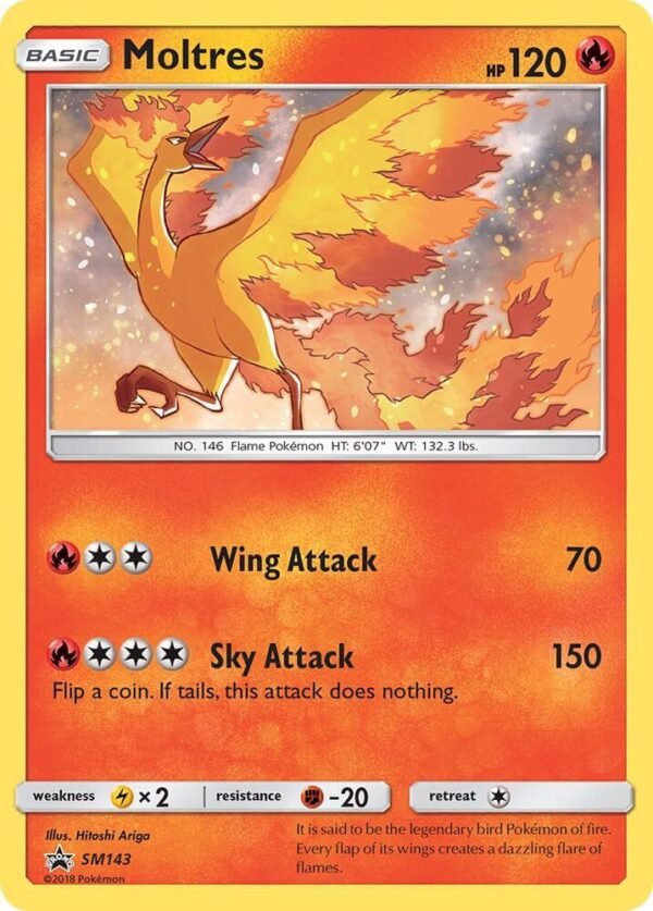 Moltres SM143 Holofoil SM Promos
