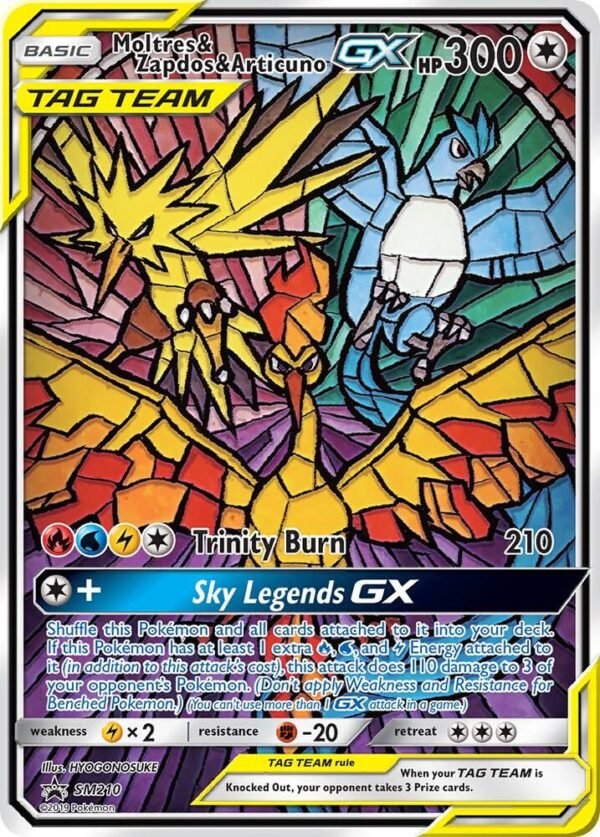 Moltres & Zapdos & Articuno GX SM210 Holofoil SM Promos