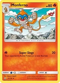 Monferno | 22/156 | Reverse Holofoil | SM - Ultra Prism