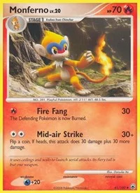 Monferno | 41/100 | Reverse Holofoil | Majestic Dawn