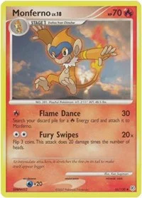 Monferno | 56/130 | Reverse Holofoil | Diamond and Pearl