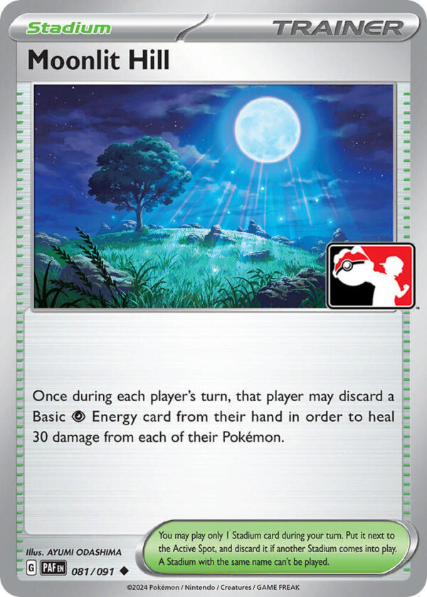 Moonlit Hill 081/091 Holofoil Prize Pack Series Cards