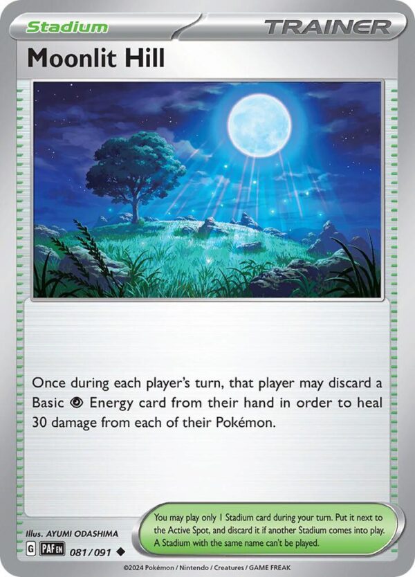 Moonlit Hill 081/091 Normal SV: Paldean Fates Moonlit Hill 081/091 Normal SV: Paldean Fates