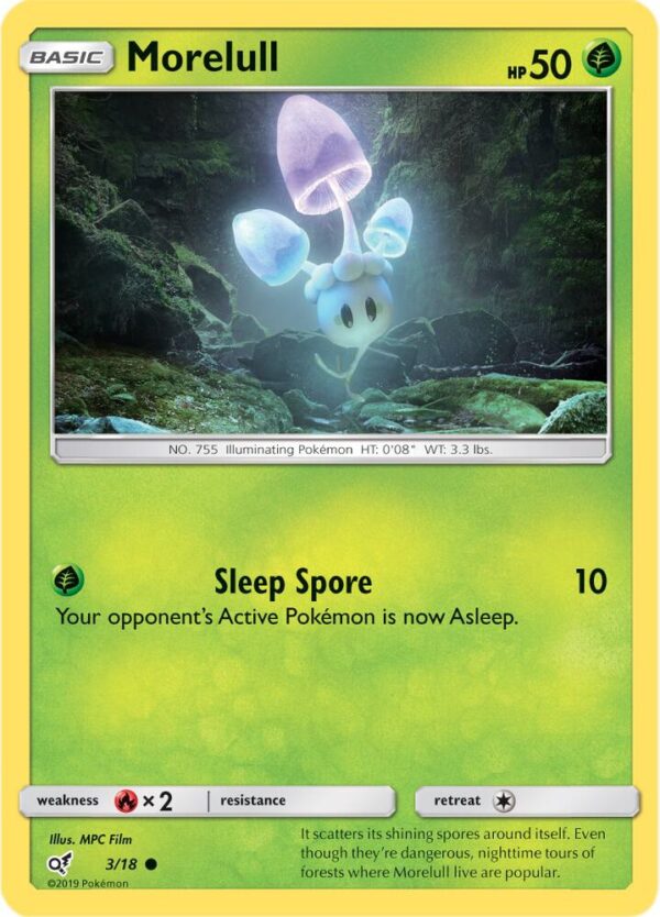 Morelull (Holo Common) 3/18 Holofoil Detective Pikachu