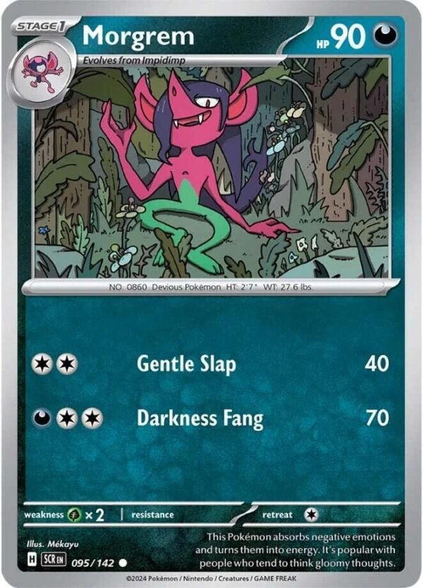 Morgrem 095/142 Reverse Holofoil SV07: Stellar Crown