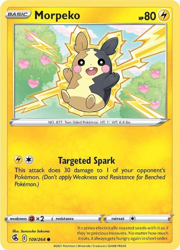 Morpeko (109) 109/264 Normal SWSH08: Fusion Strike
