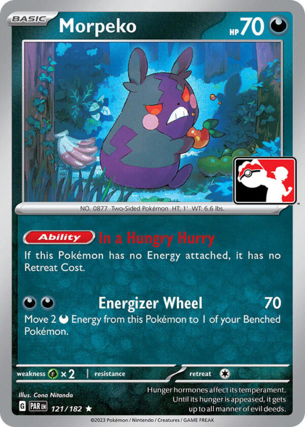 Morpeko 121/182 Holofoil Prize Pack Series Cards