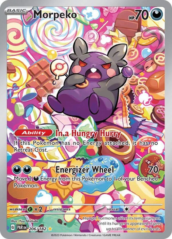 Morpeko 206/182 Holofoil SV04: Paradox Rift